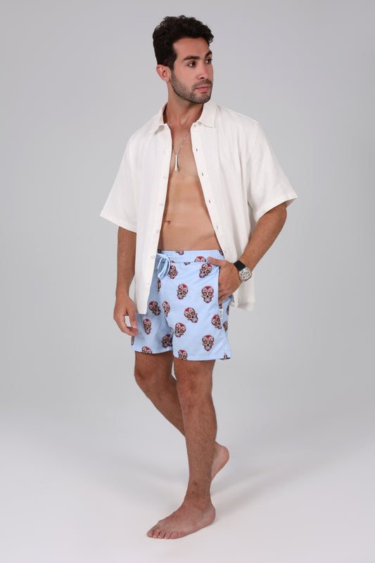 Skull Splash Swimshorts