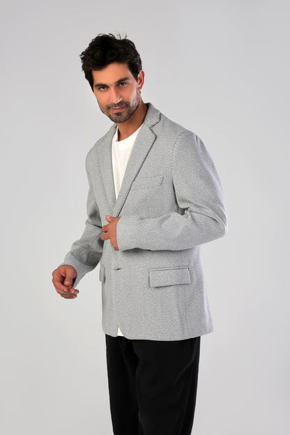 Grey Tweed Blazer
