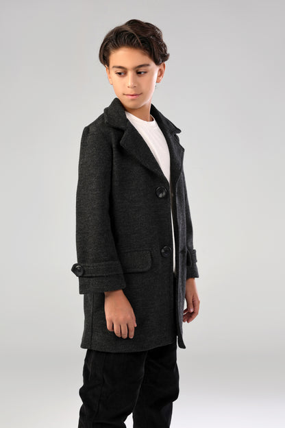 The Little Editor Coat - Grey (Boy)
