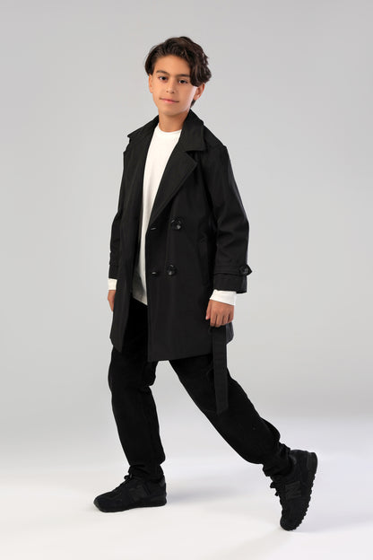 Secret Agent Trench - Black (Boy)