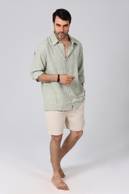 Seawind Mint Linen Shirt