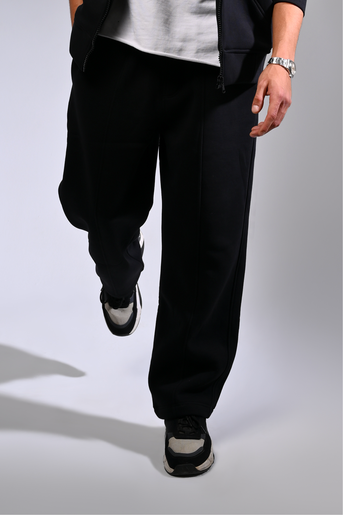 Black Milton Sweatpants