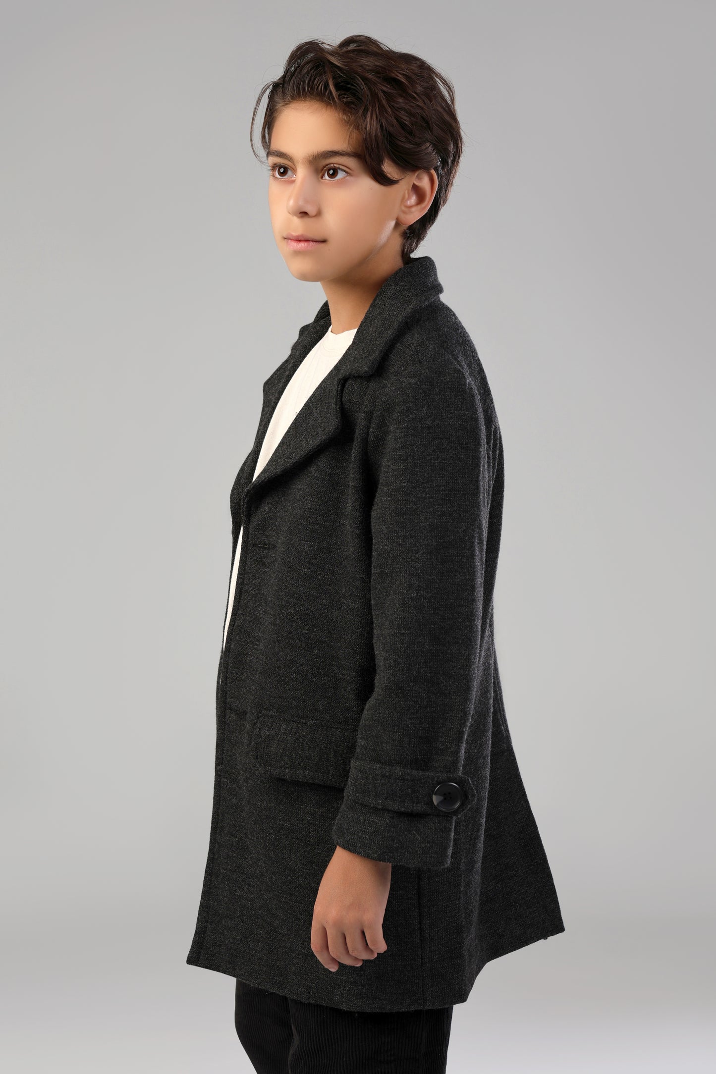 The Little Editor Coat - Grey (Boy)