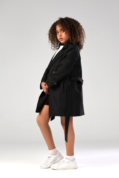 Secret Agent Trench - Black (Girl)