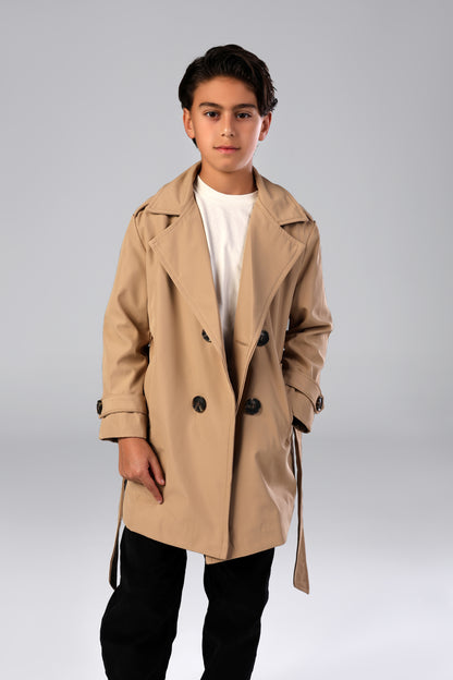 Secret Agent Trench - Khaki (Boy)
