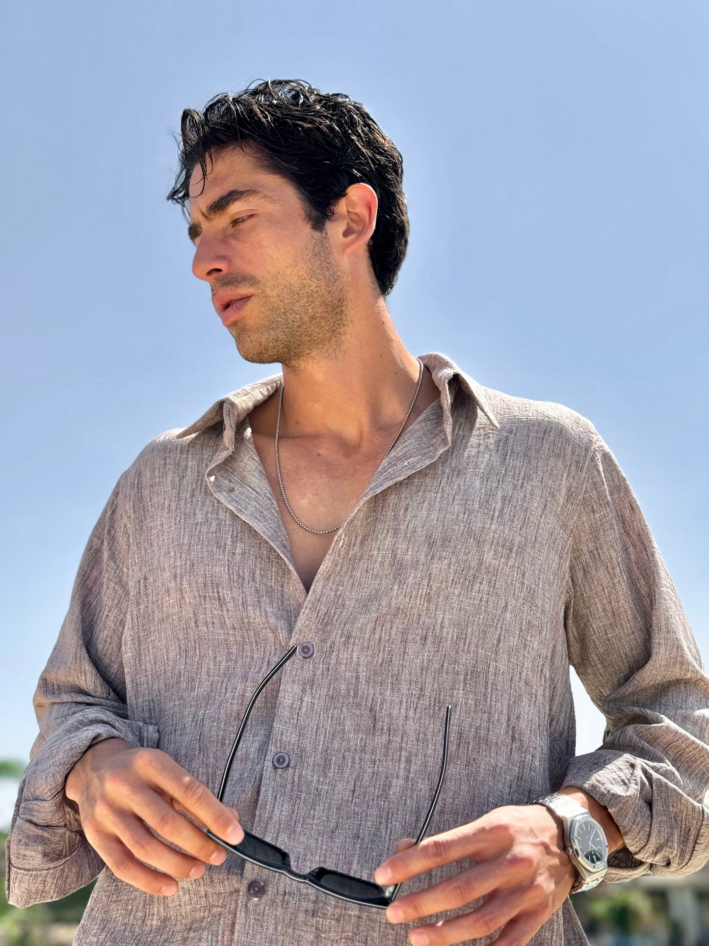 Riviera Shirt - Coffee