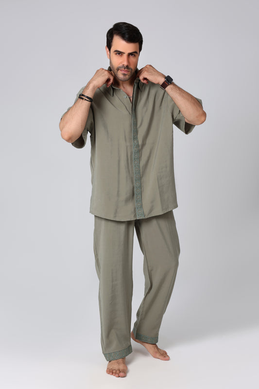 Ibiza Oilve Pants Set