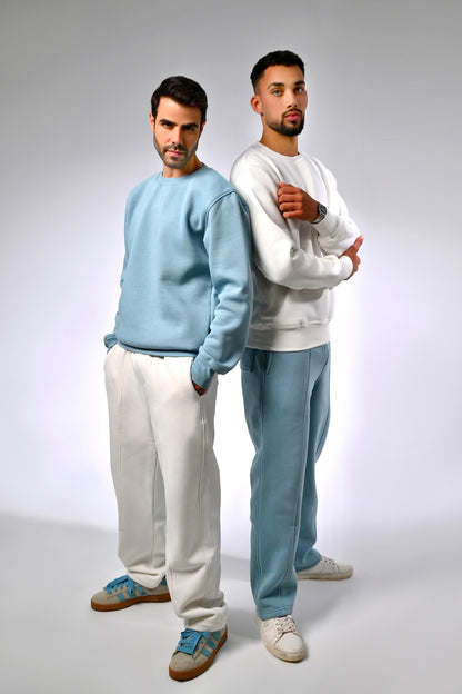 White Milton Sweatpants