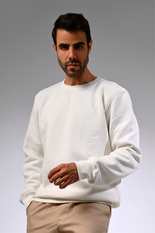 White Milton Sweatshirt