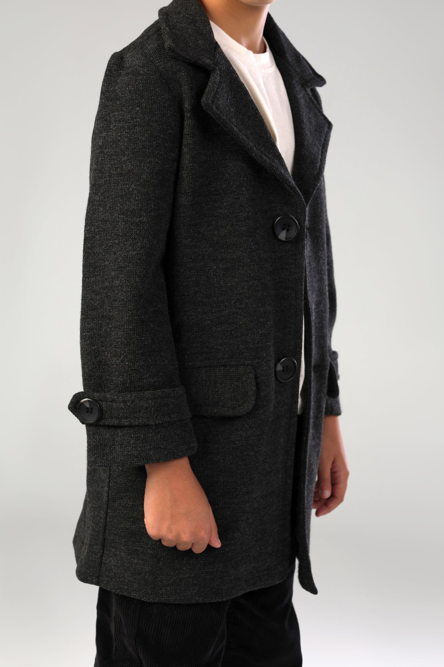 The Little Editor Coat - Grey (Boy)