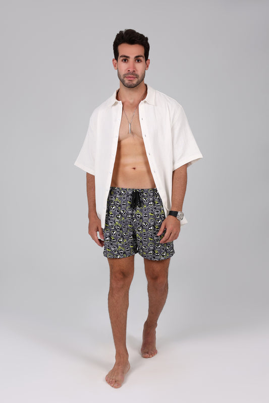 Lime Afterlife Swimshorts