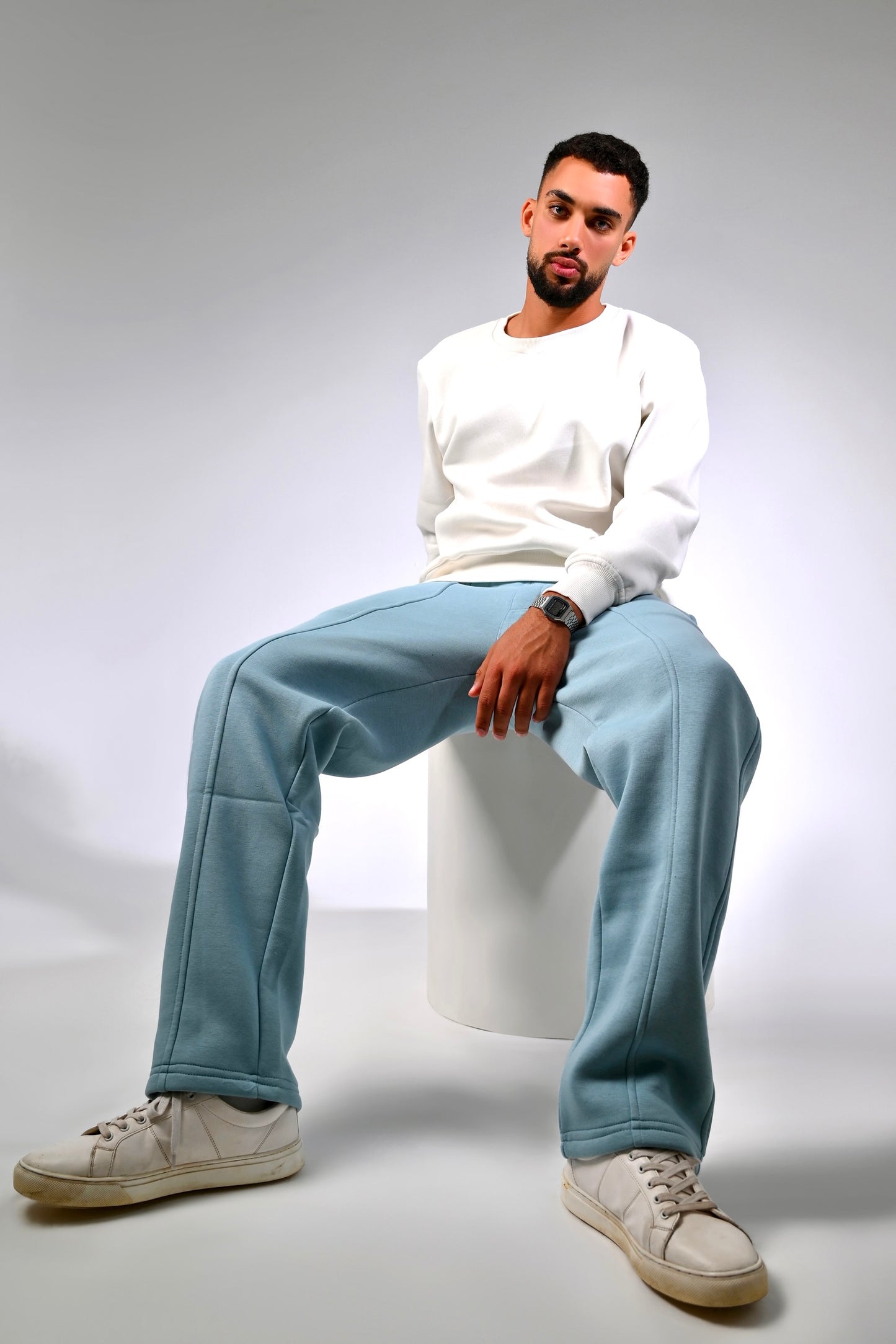 Light Blue Milton Sweatpants