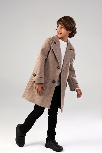 The Little Editor Coat - Coffee (Boy)