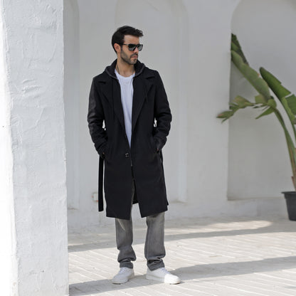 Black Woolen Coat