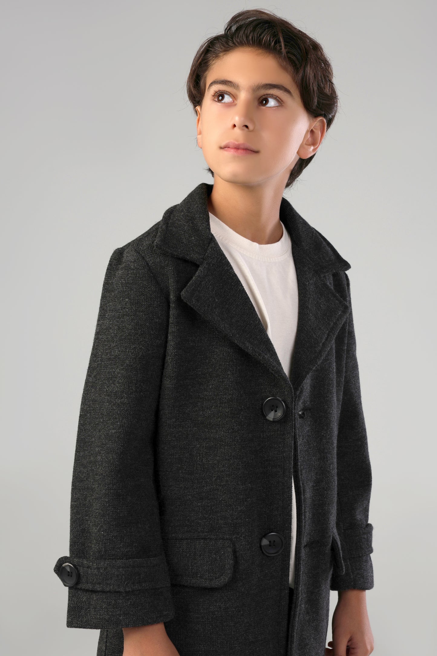 The Little Editor Coat - Grey (Boy)