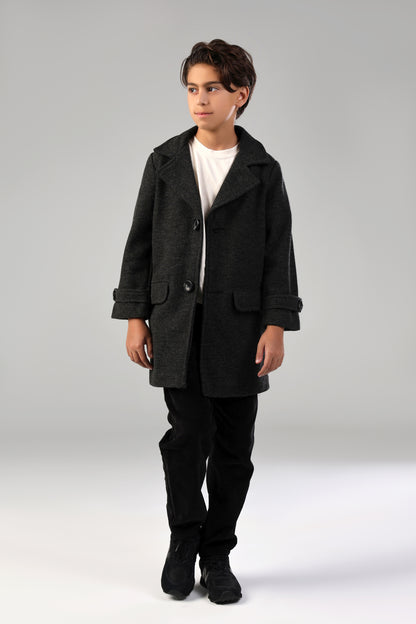 The Little Editor Coat - Grey (Boy)
