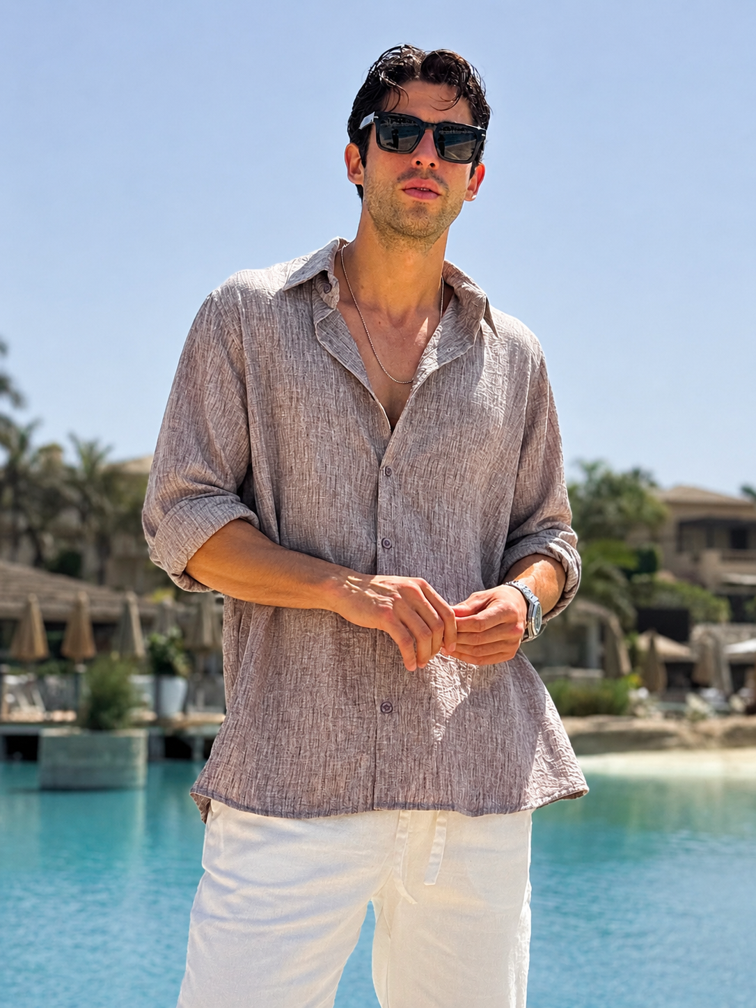 Riviera Shirt - Coffee