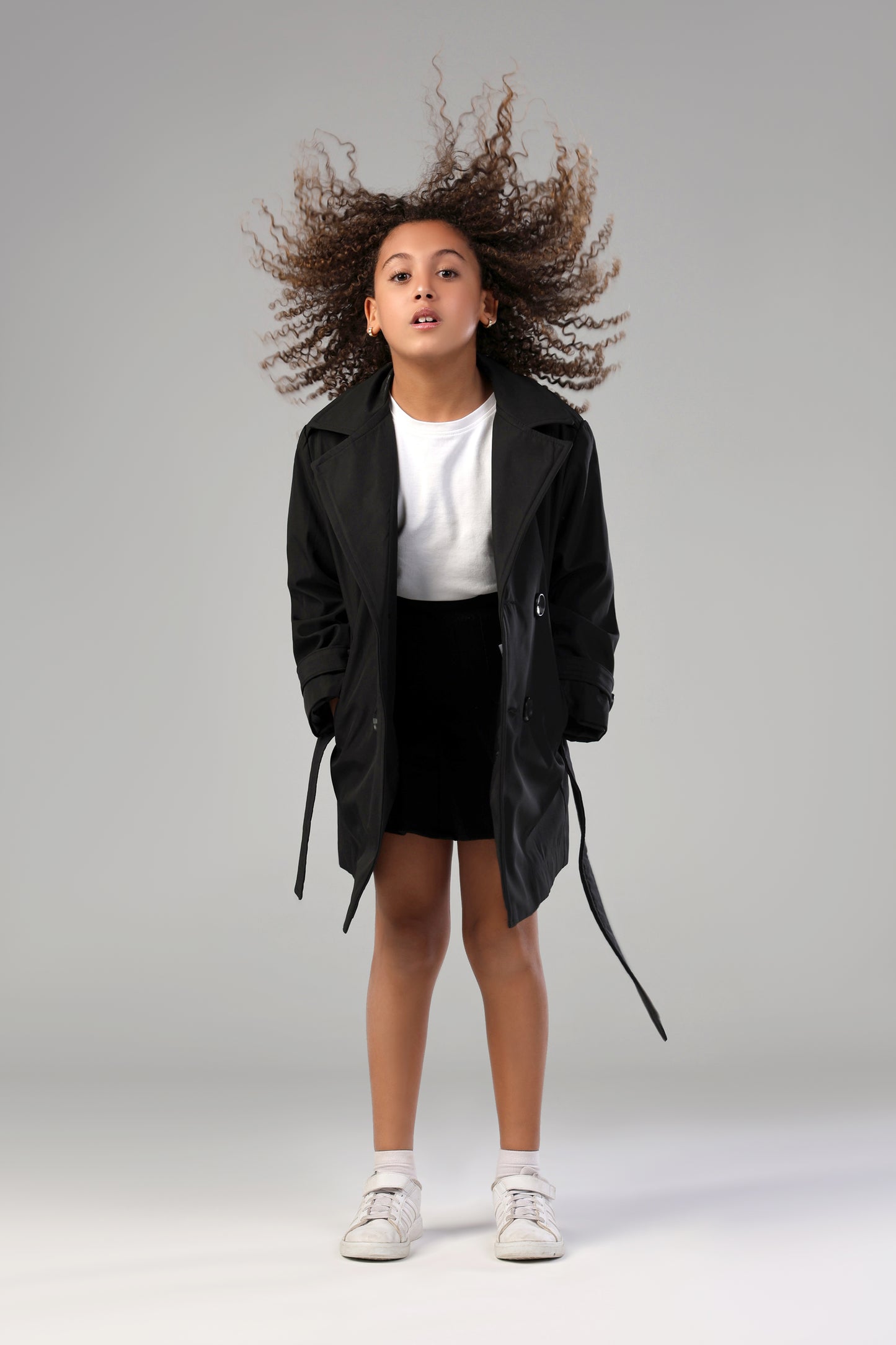 Secret Agent Trench - Black (Girl)