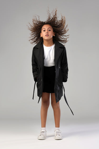 Secret Agent Trench - Black (Girl)