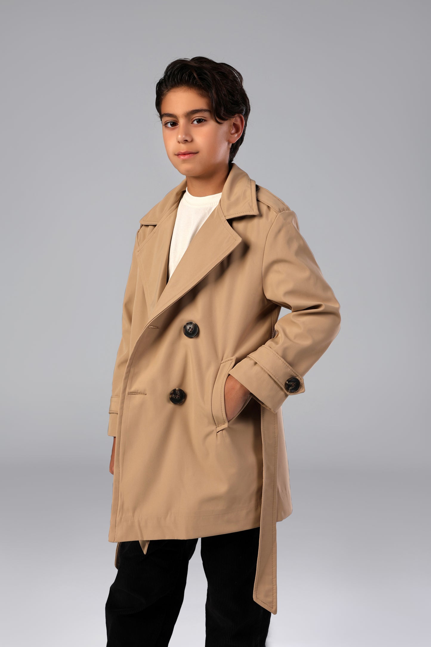 Secret Agent Trench - Khaki (Boy)