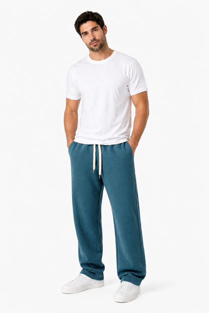 Sweatpants - Teal Blue