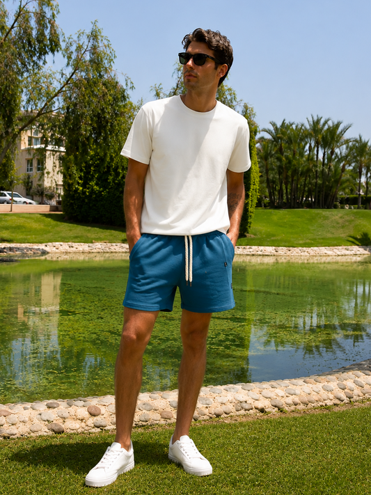 Sweatshorts - Teal Blue