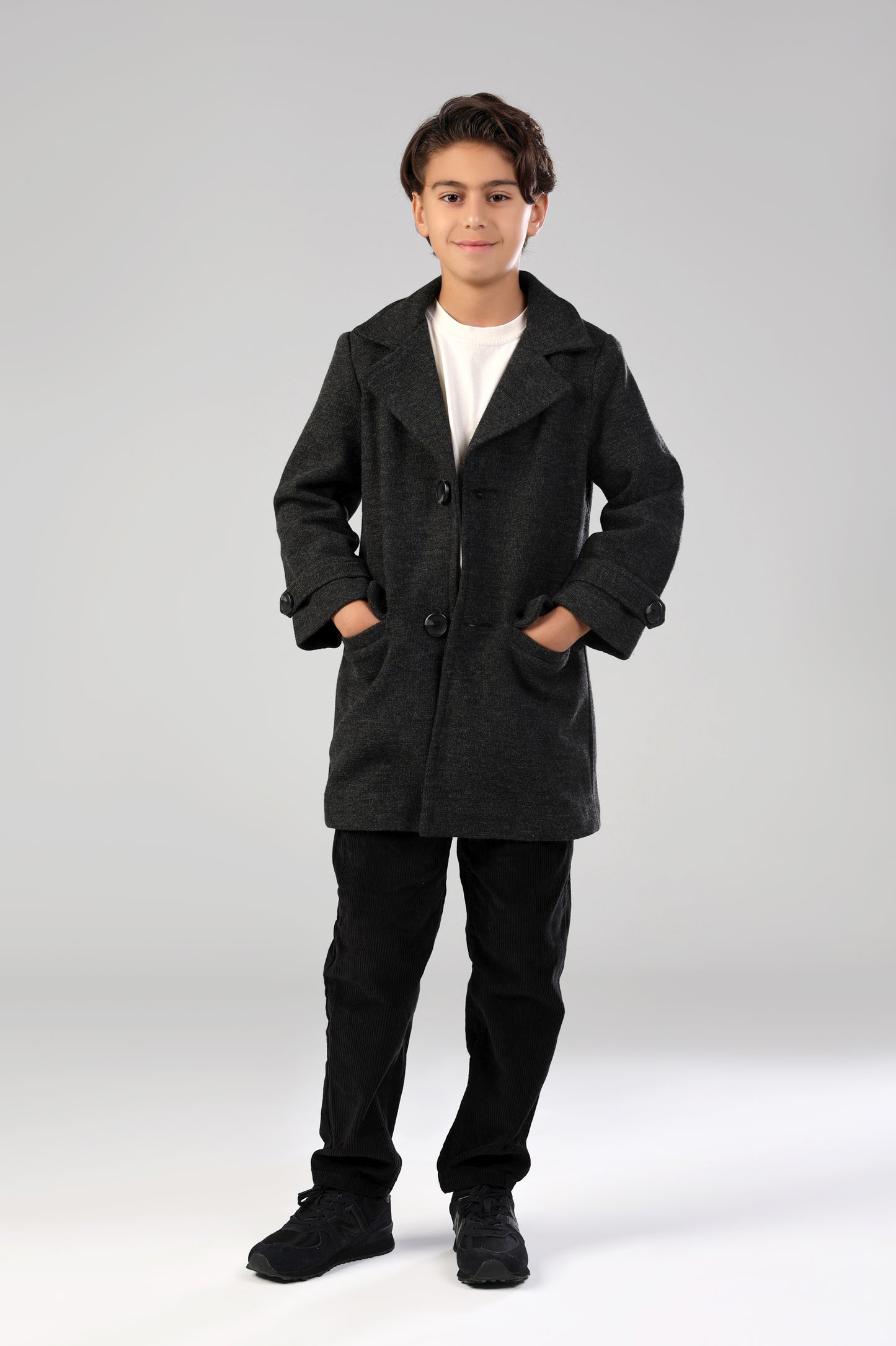 The Little Editor Coat - Grey (Boy)
