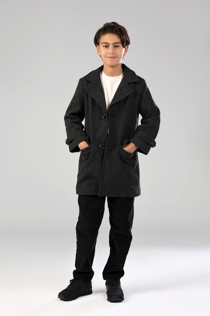 The Little Editor Coat - Grey (Boy)