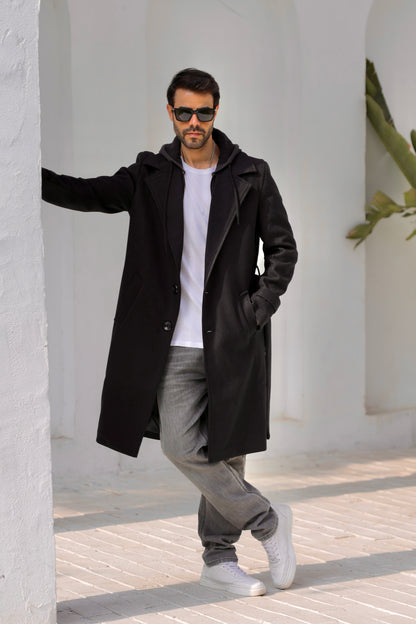 Black Woolen Coat