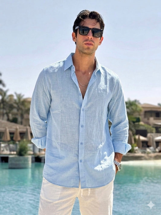 The Sol Shirt - Light Blue