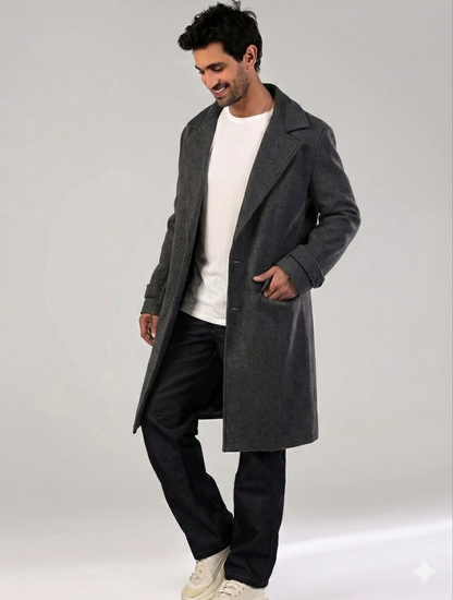 Midtown Classic Coat - Grey