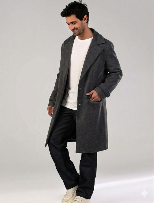 Midtown Classic Coat - Grey