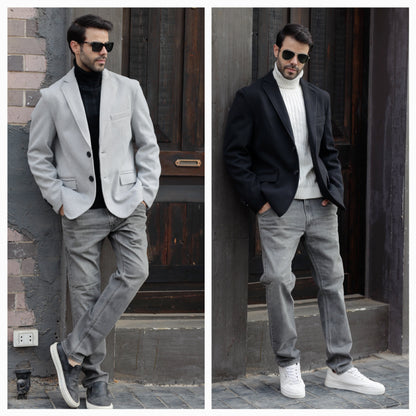 Grey Tweed Blazer