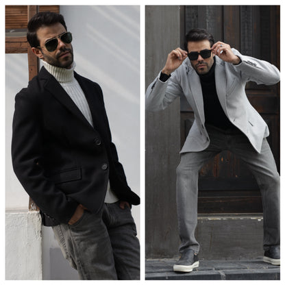 Grey Tweed Blazer