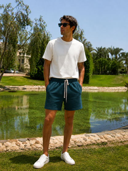 Sweatshorts - Teal Green