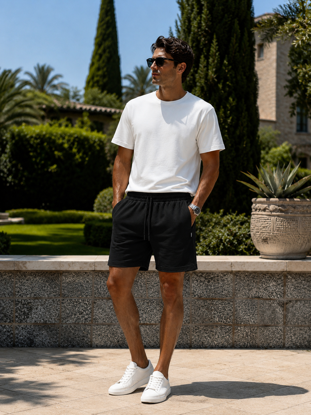 Sweat-shorts - Black