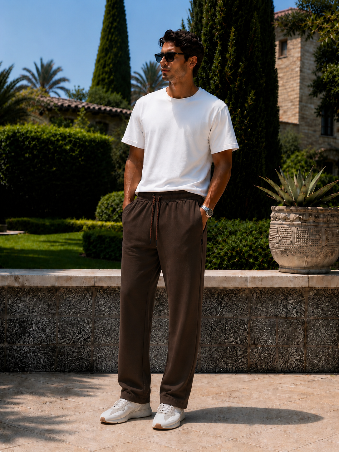 Sweatpants - Brown