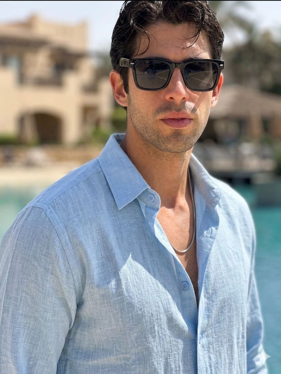 The Sol Shirt - Light Blue